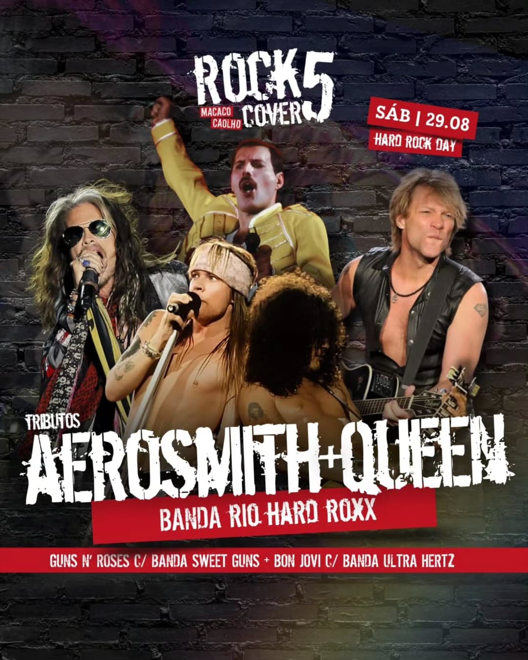 Flyer de Rio Hard Roxx
