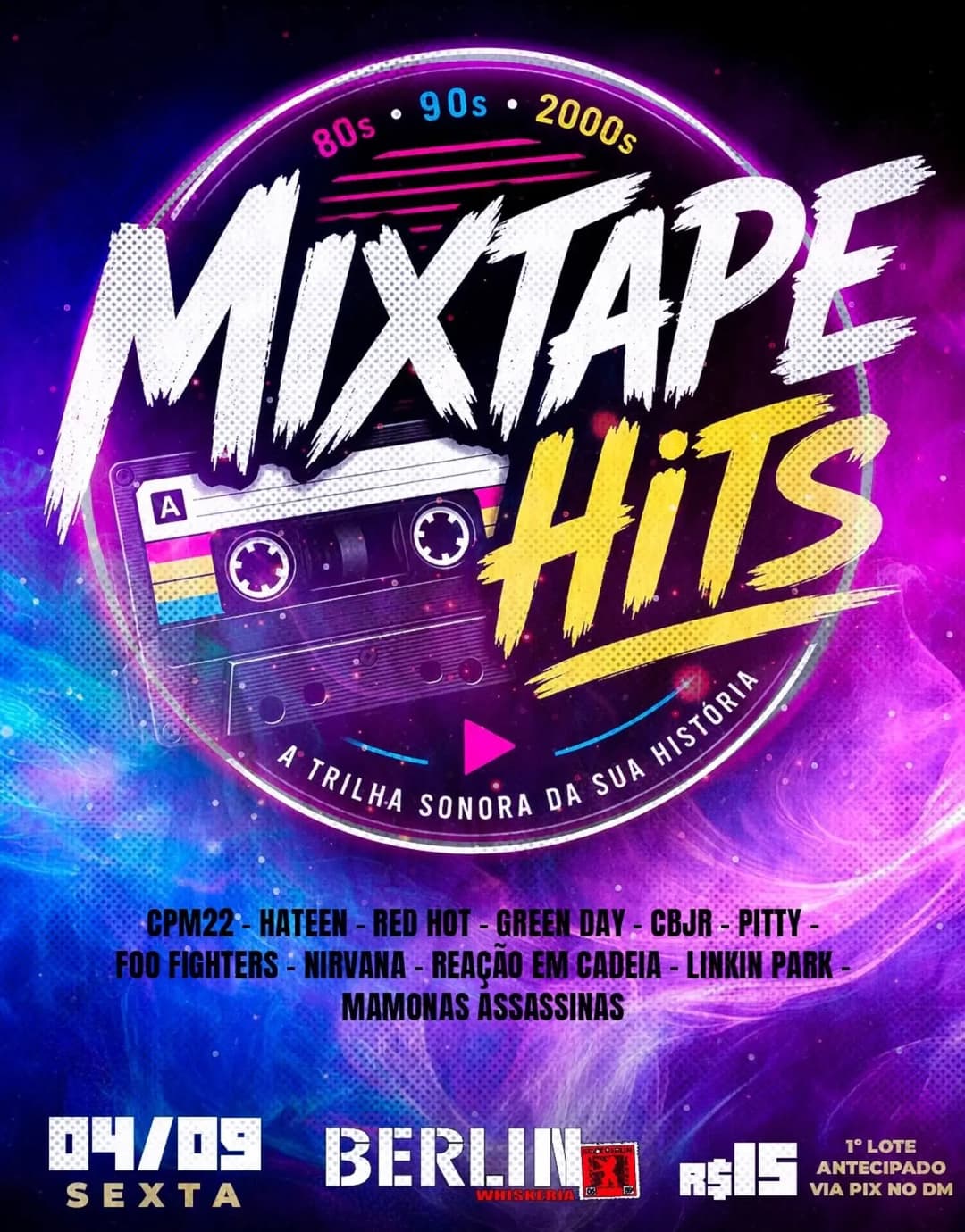 Flyer de MixTape Hits