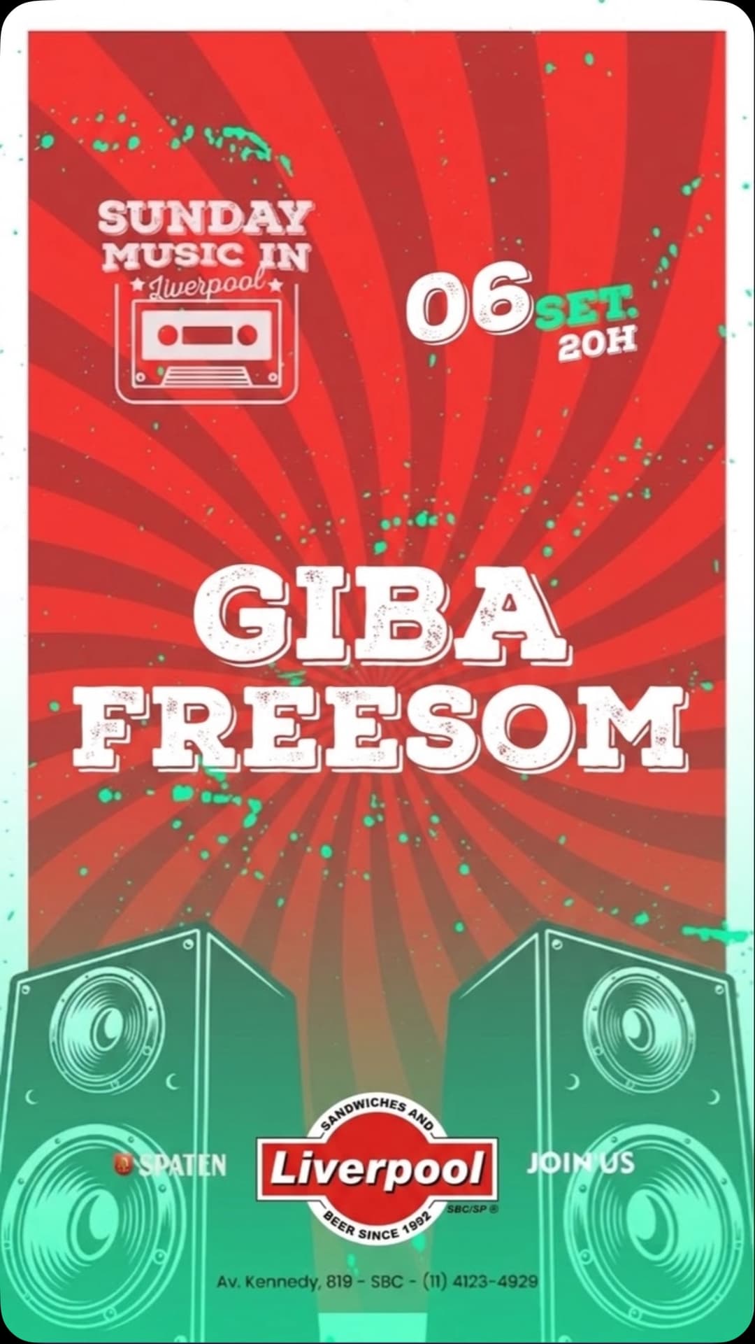 Flyer de Giba Vieira