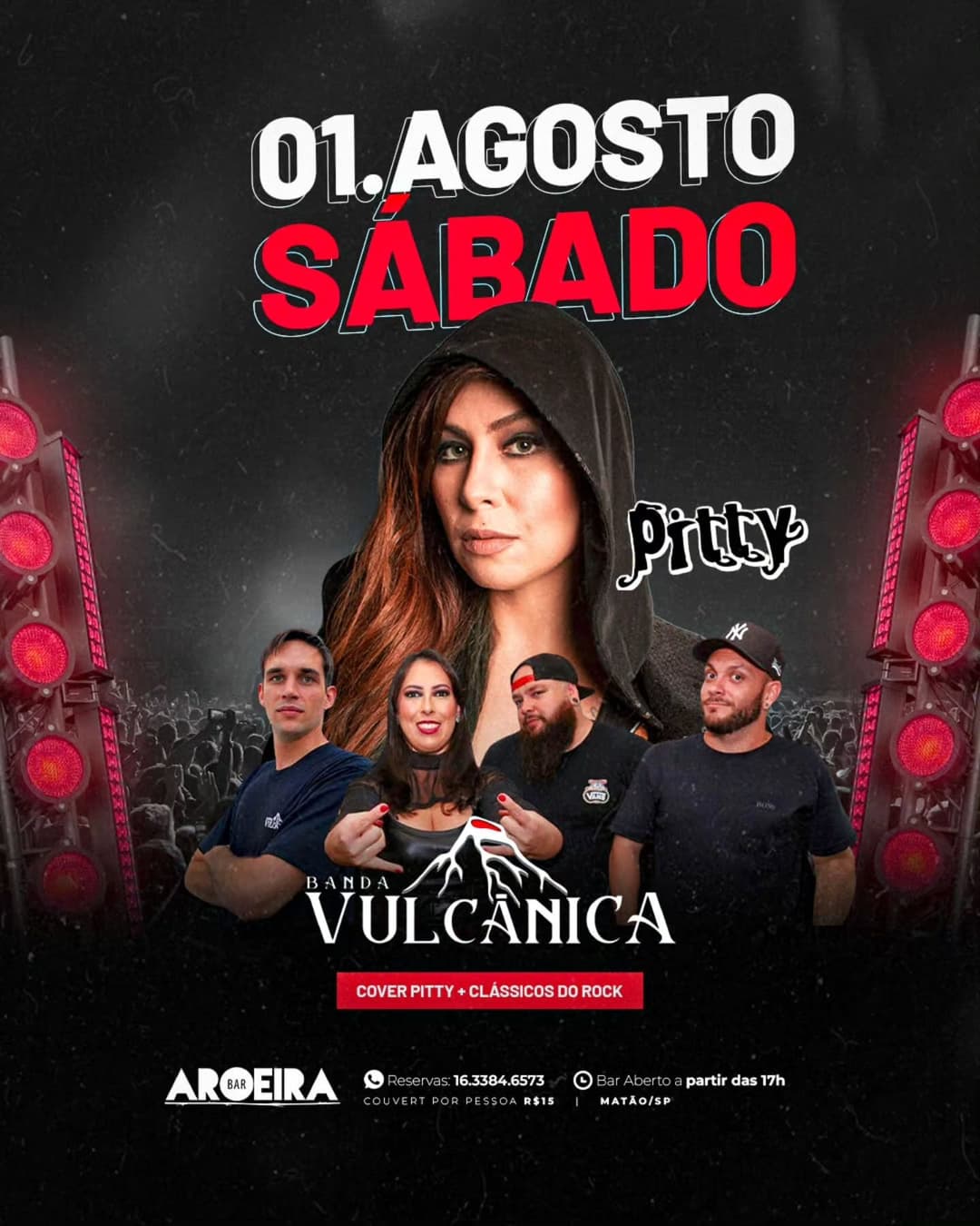 Flyer de Vulcânica