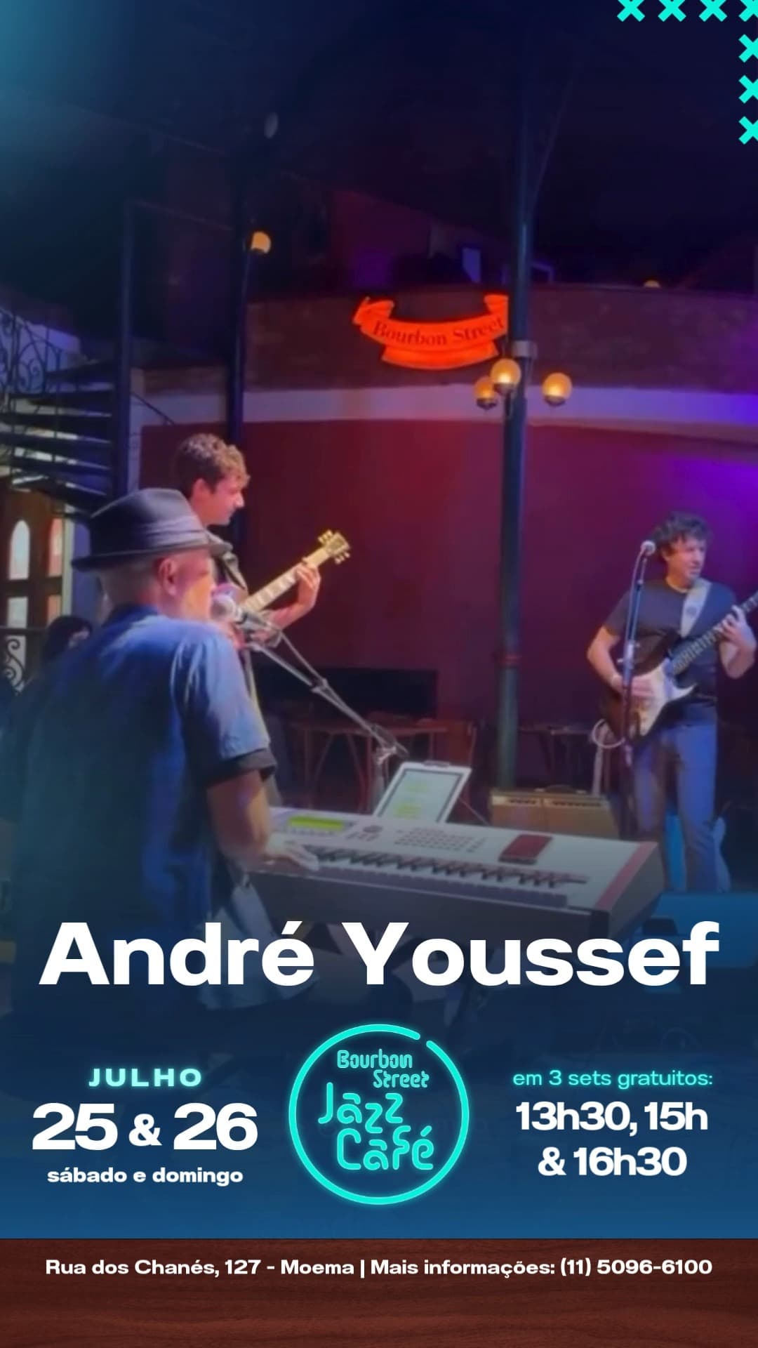 Flyer de André Youssef e André Youssef & Marcos Klis