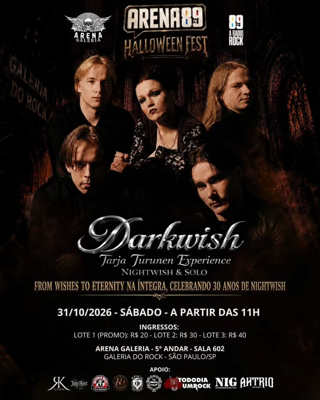 Flyer de Dark Wish