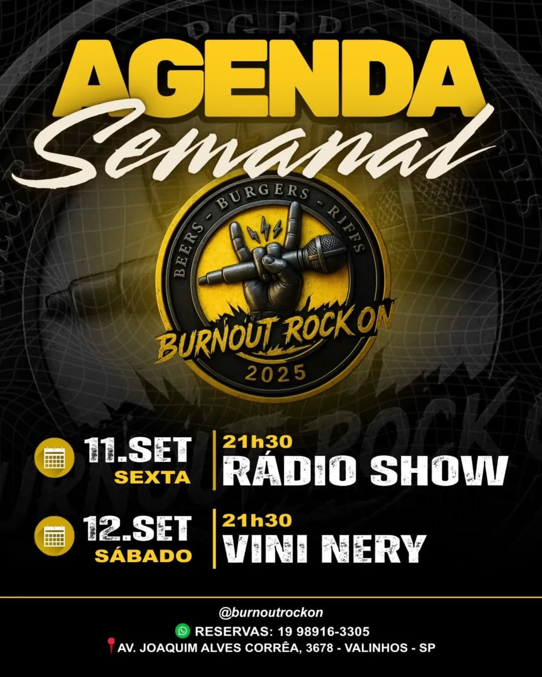 Flyer de Vini Nery