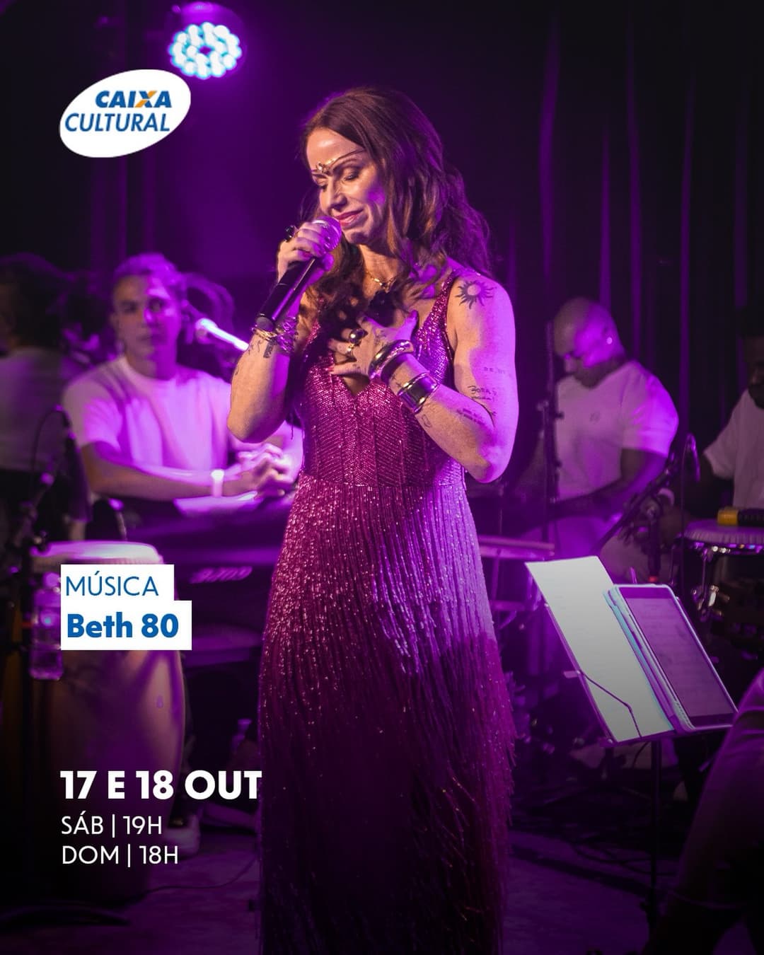 Flyer de Lu Carvalho