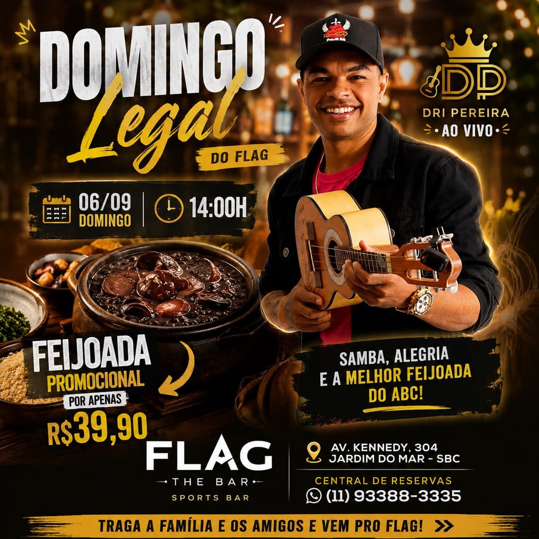Flyer de Dri Pereira