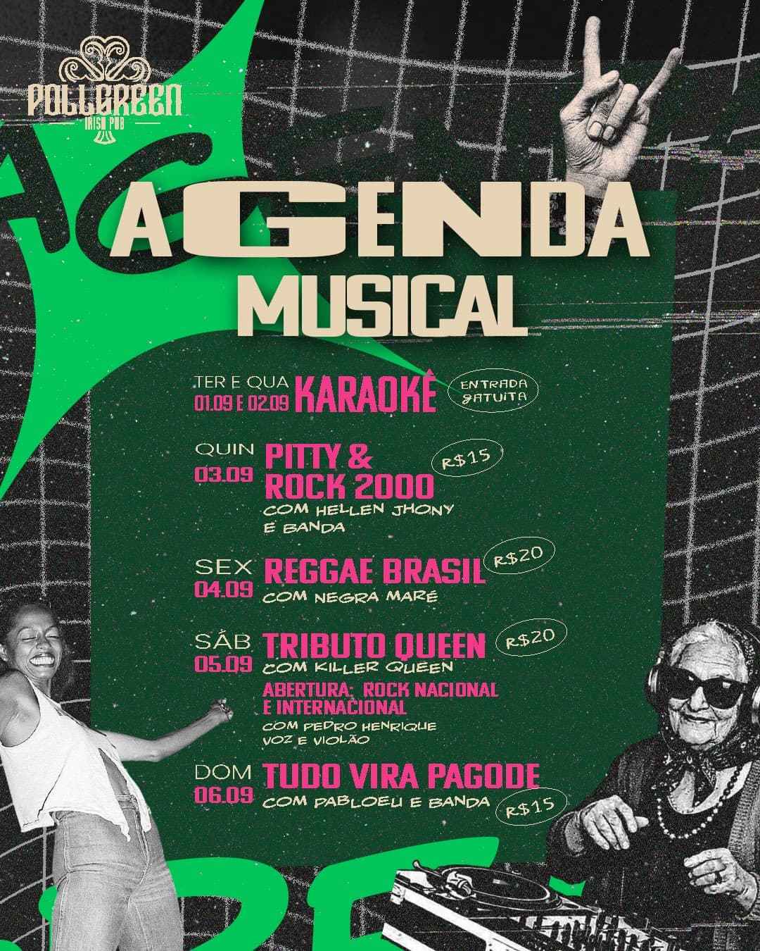 Flyer de Tudo Vira Pagode
