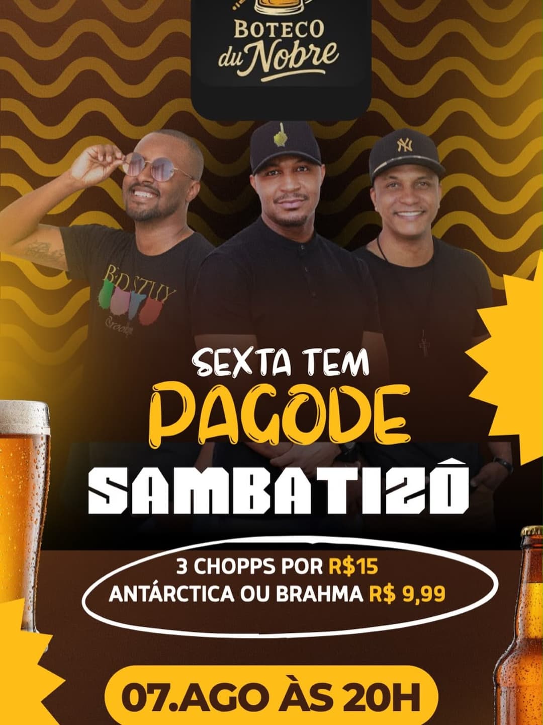 Flyer de GRUPO SAMBATIZÔ®️| PAGODE
