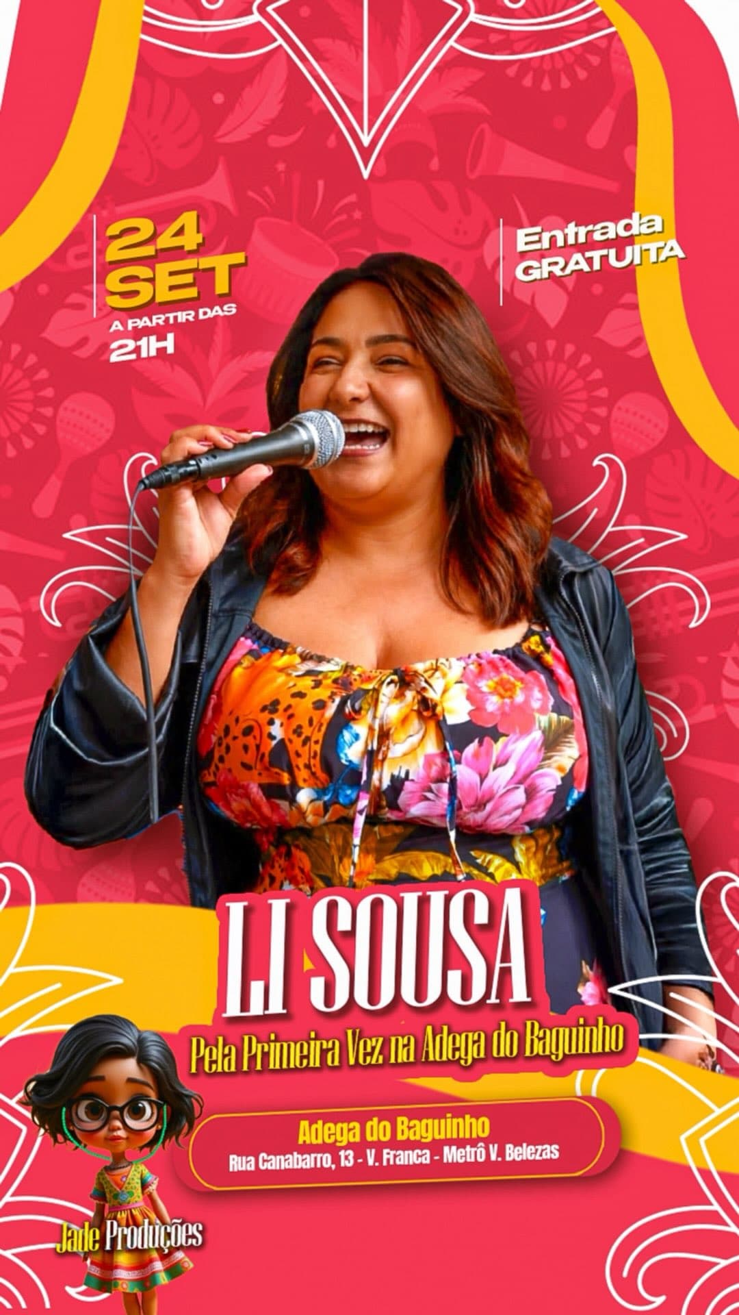 Flyer de Li Sousa