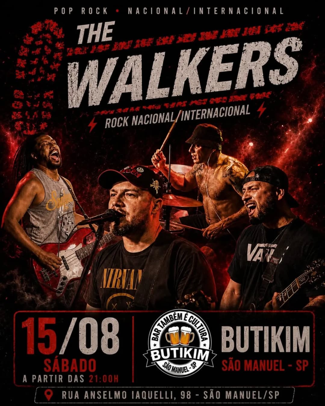 Flyer de The Walkers