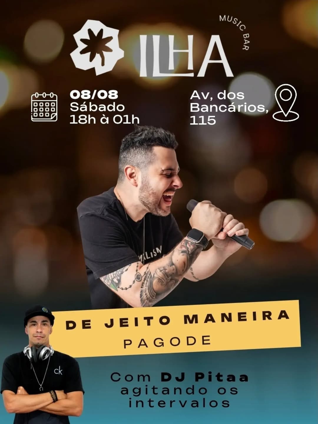 Flyer de Grupo de Jeito Maneira