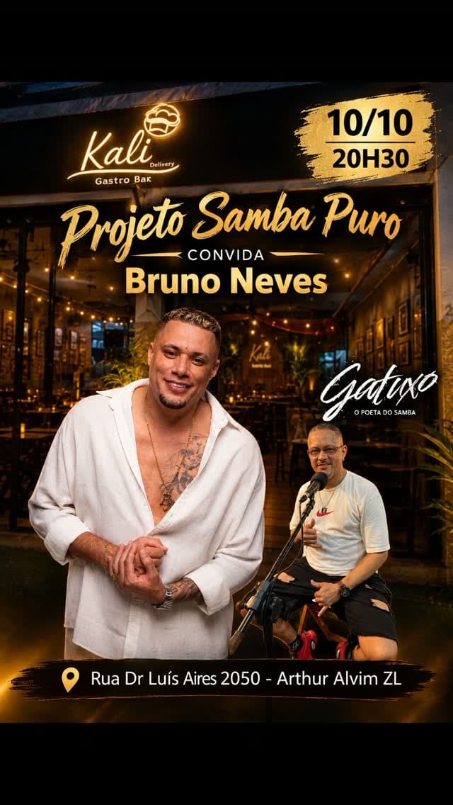 Flyer de Bruno Neves