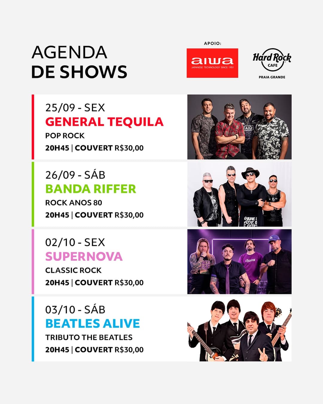 Flyer de General Tequila