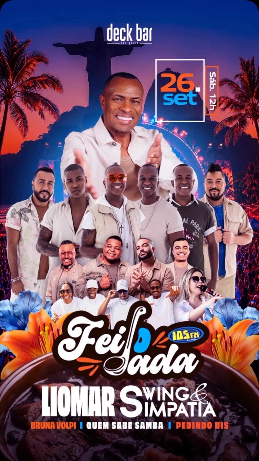 Flyer de Liomar e Pique Novo