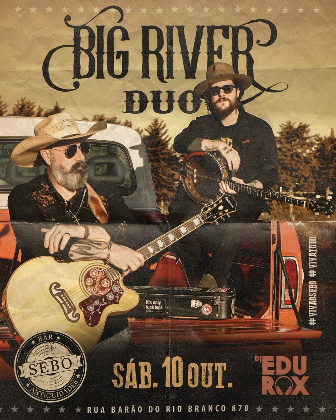 Flyer de Big River Duo