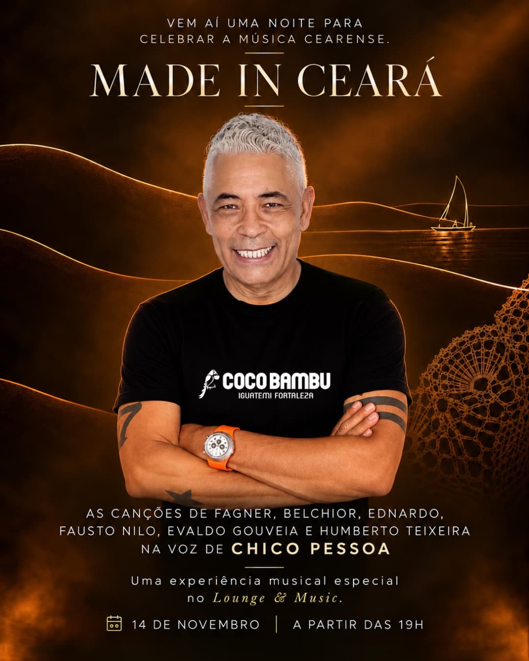 Flyer de Chico Pessoa