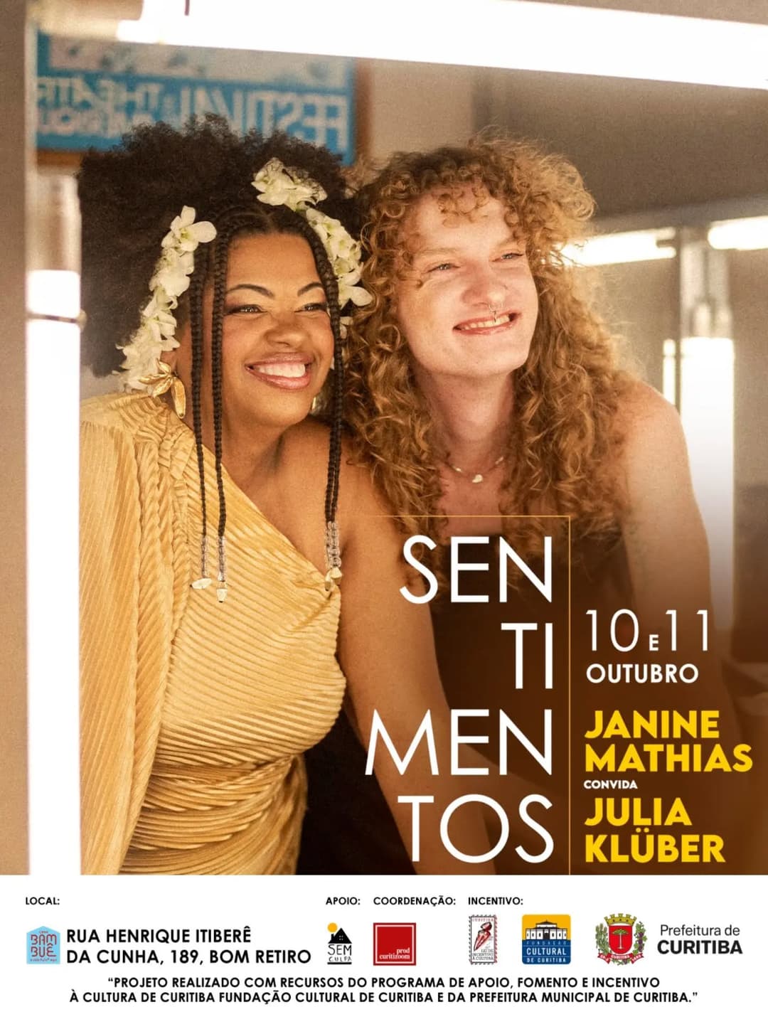 Flyer de Janine Mathias e Julia Klüber