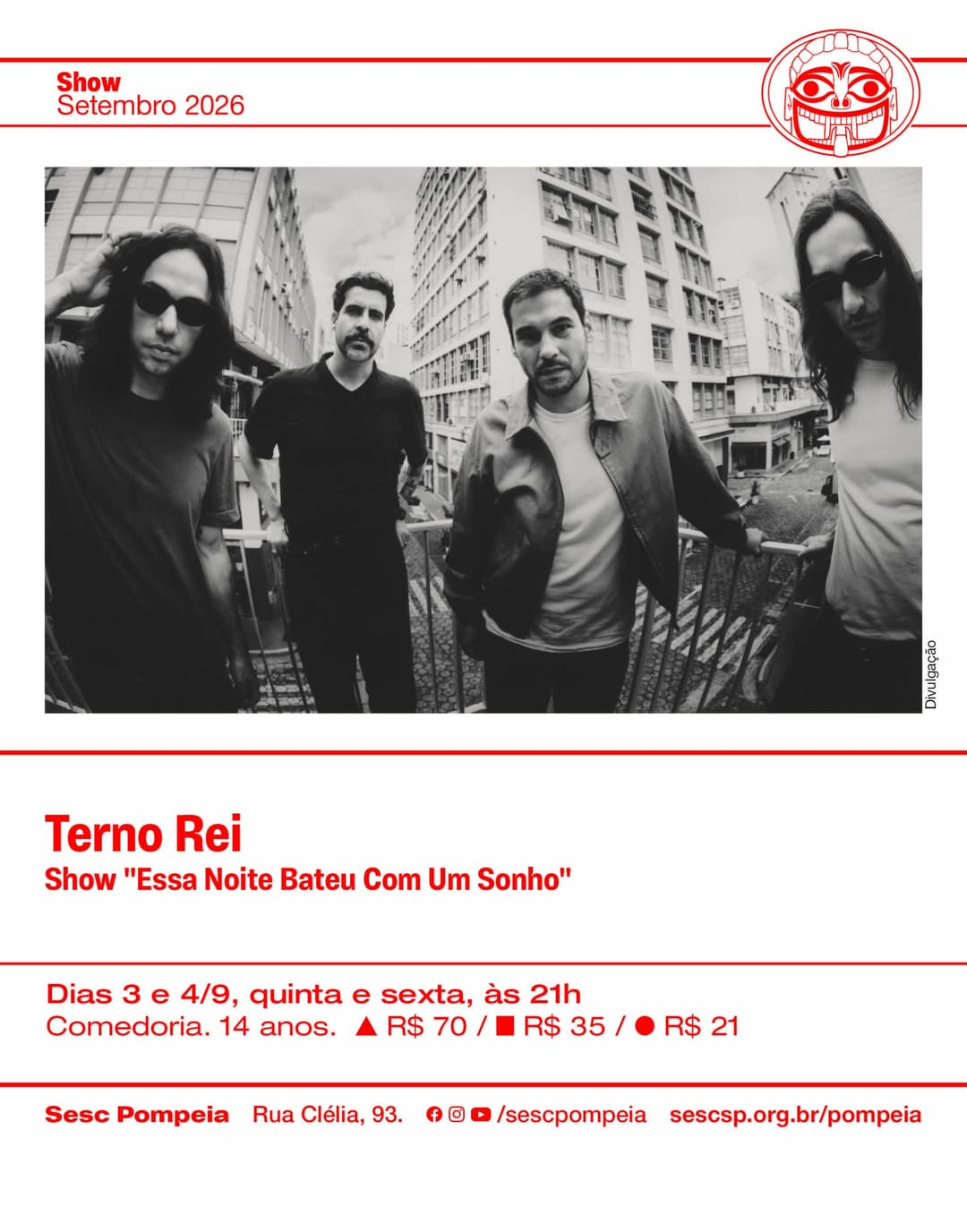 Flyer de Terno Rei