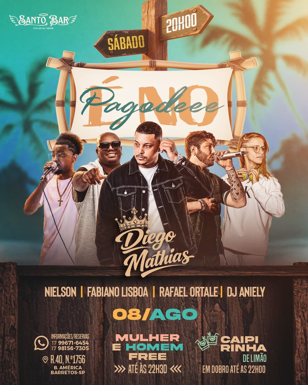 Flyer de Diego Mathias