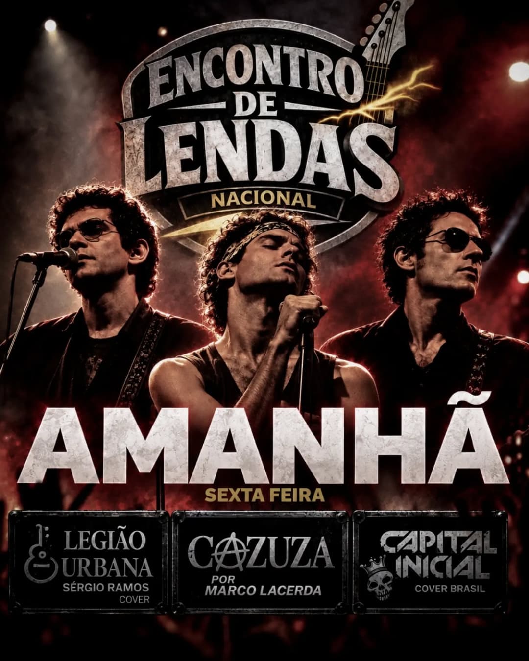 Flyer de Sérgio Ramos, Diego Sanz e Marco D'Lacerda