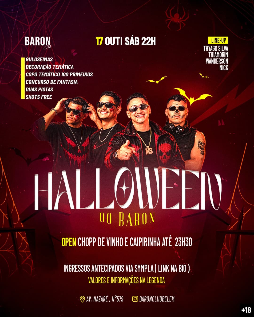 Flyer de thyagosilvadj, thiamorim, Wanderson e nickmackllewy.dj