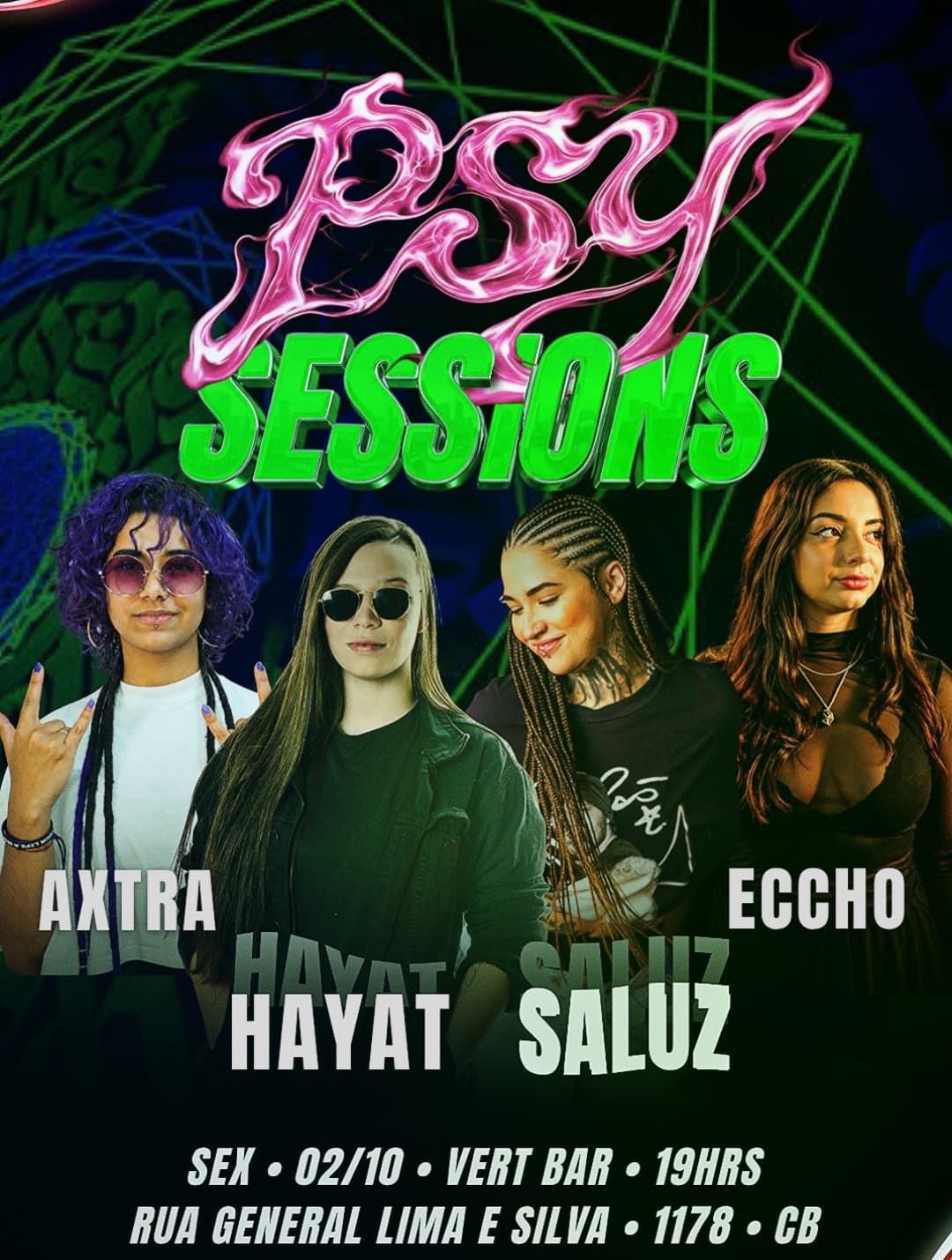 Flyer de Hayat, Saluz, Eccho e Axtra