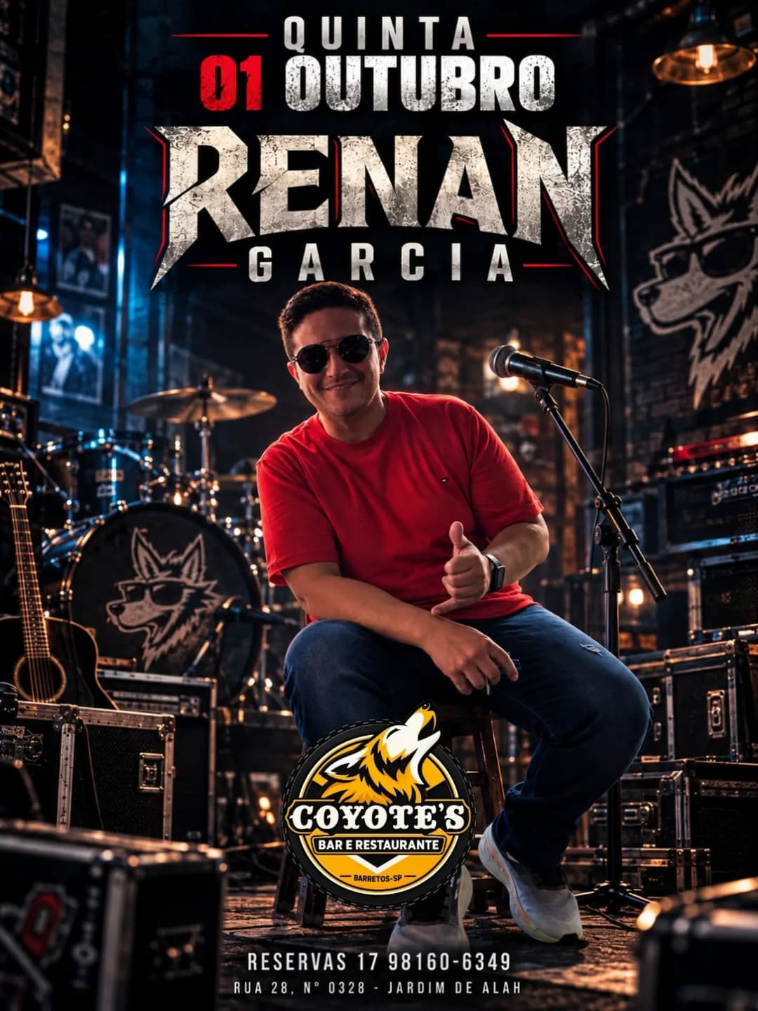 Flyer de Renan Garcia