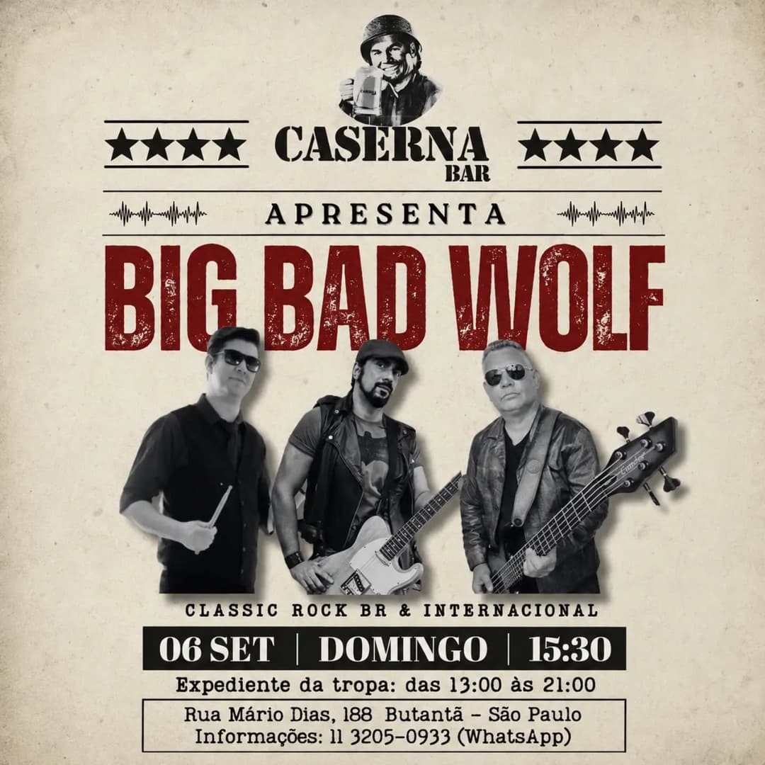 Flyer de Big Bad Wolf