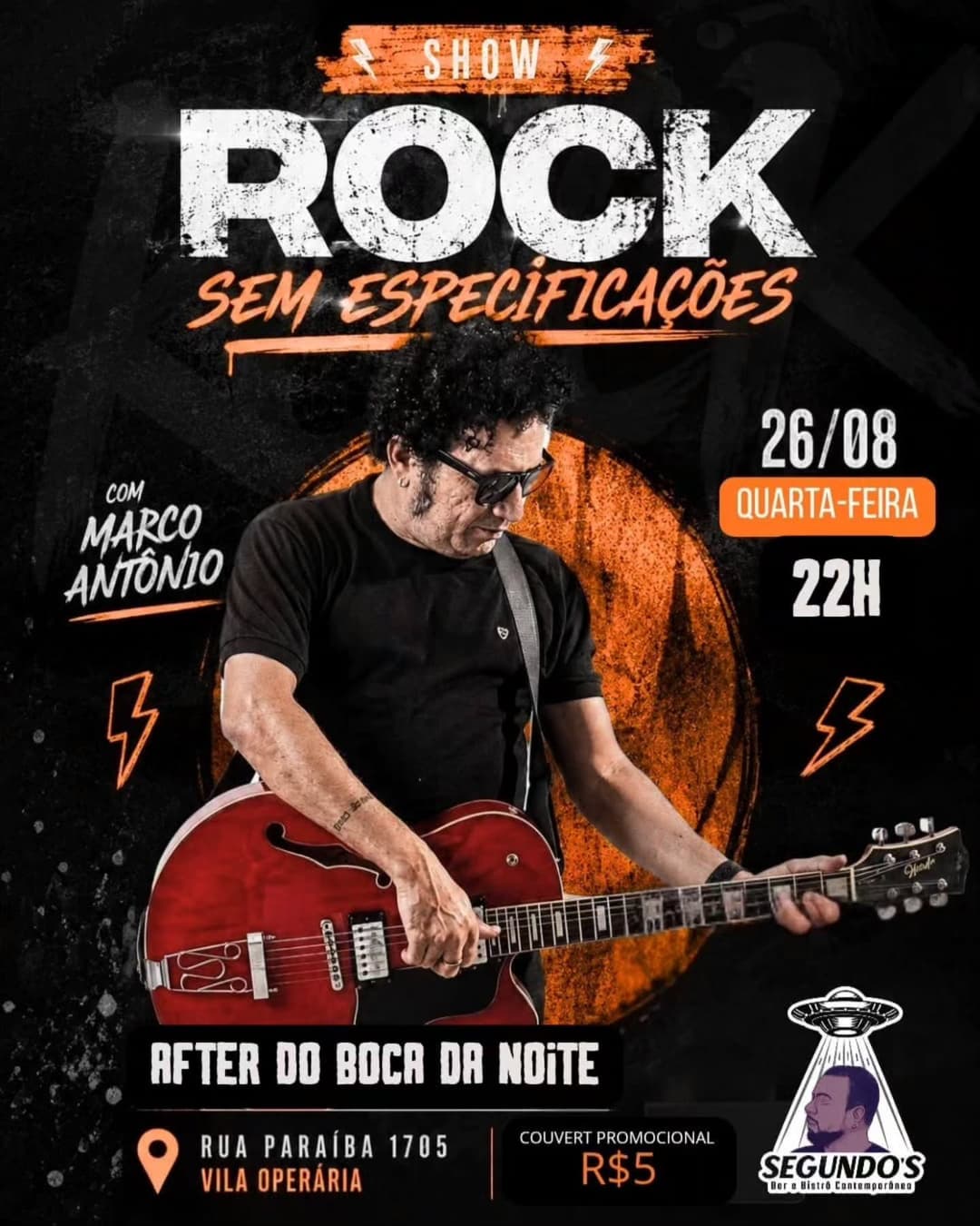 Flyer de Marco Antônio