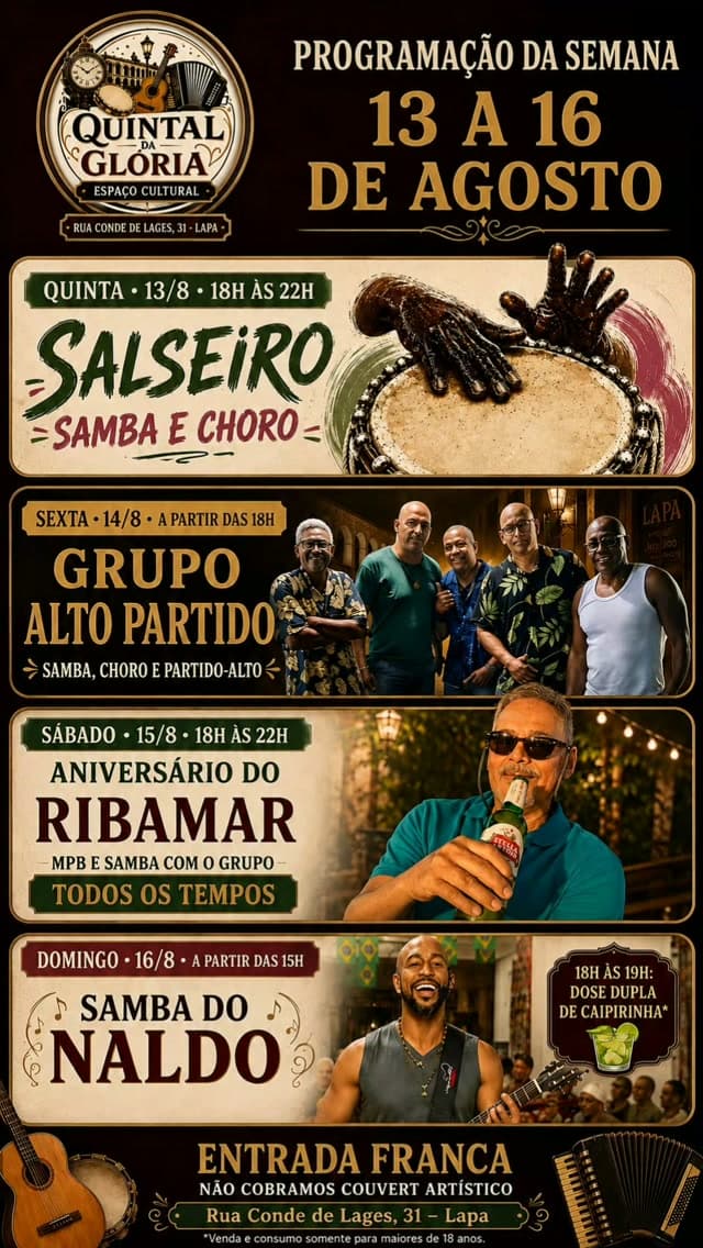 Flyer de Todos os Tempos