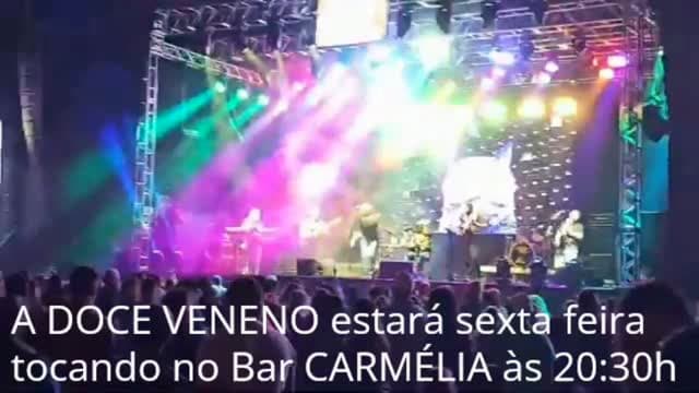 Flyer de Banda Doce Veneno e A DOCE VENENO