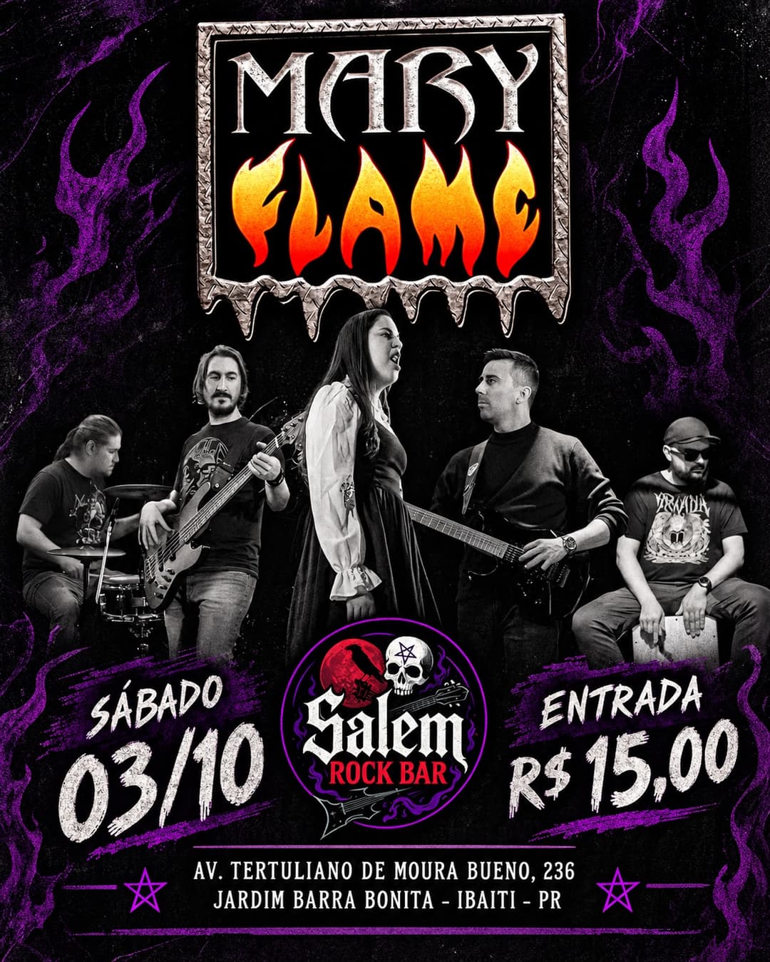 Flyer de Mary Flame