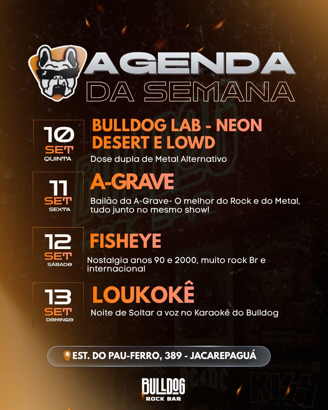 Flyer de Lowd e Neon Desert