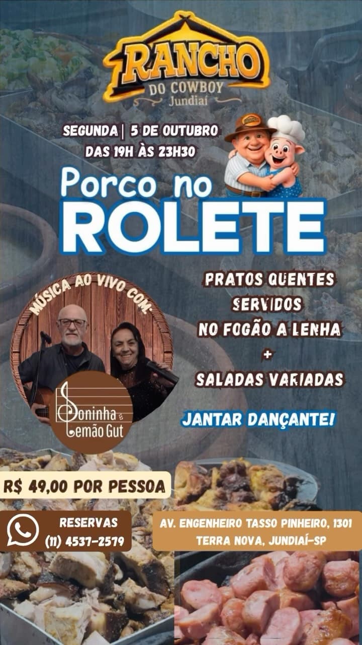 Flyer de Soninha & Lemão Gut