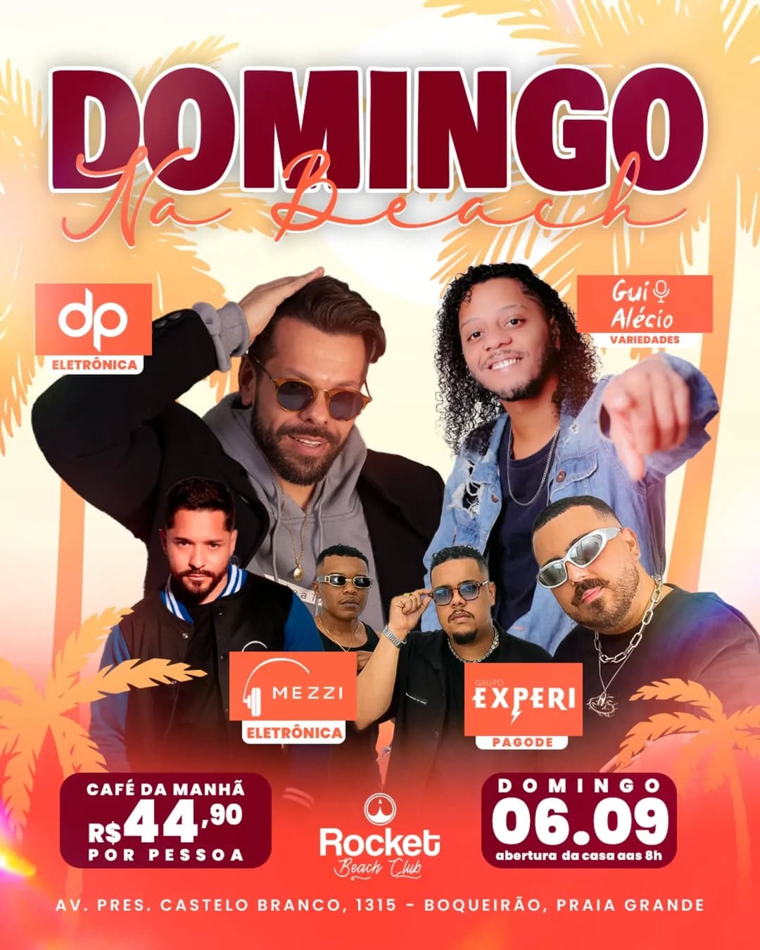 Flyer de ⚡️ Grupo Experi ⚡️, Gui Alécio e DJ Mezzi