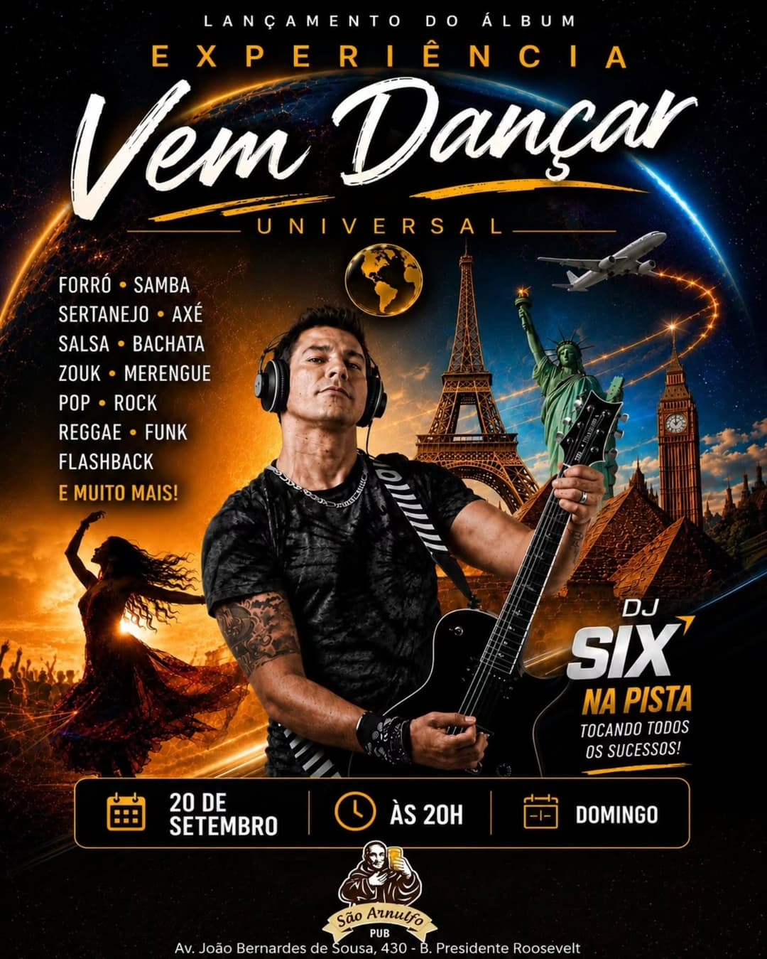 Flyer de DJ Six
