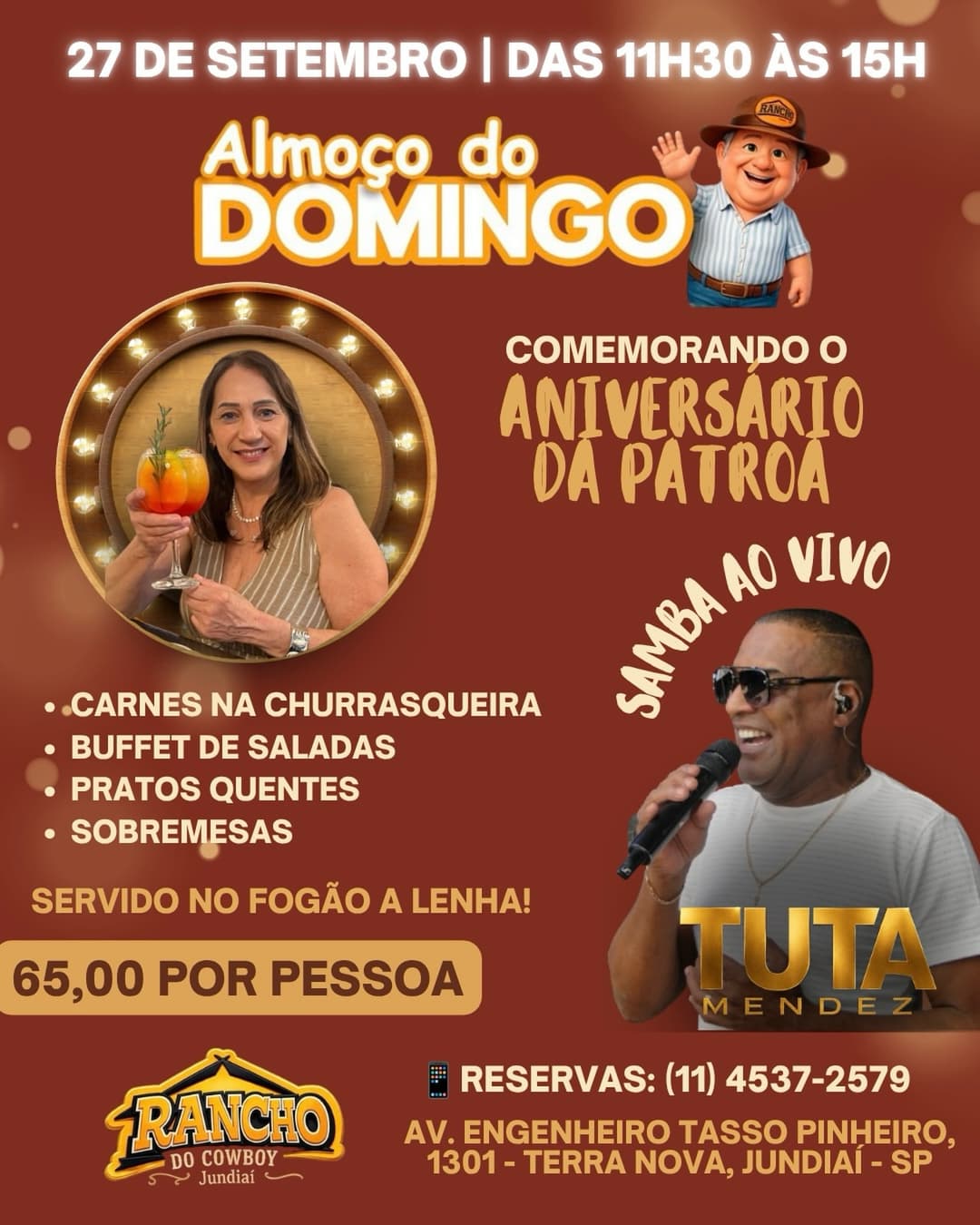 Flyer de Tuta Mendez