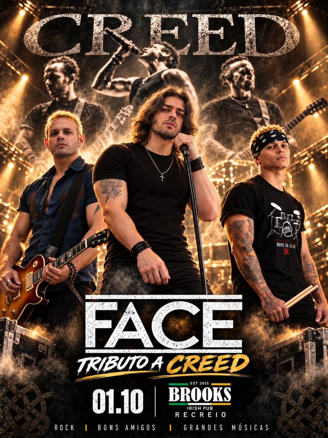 Flyer de Banda Face