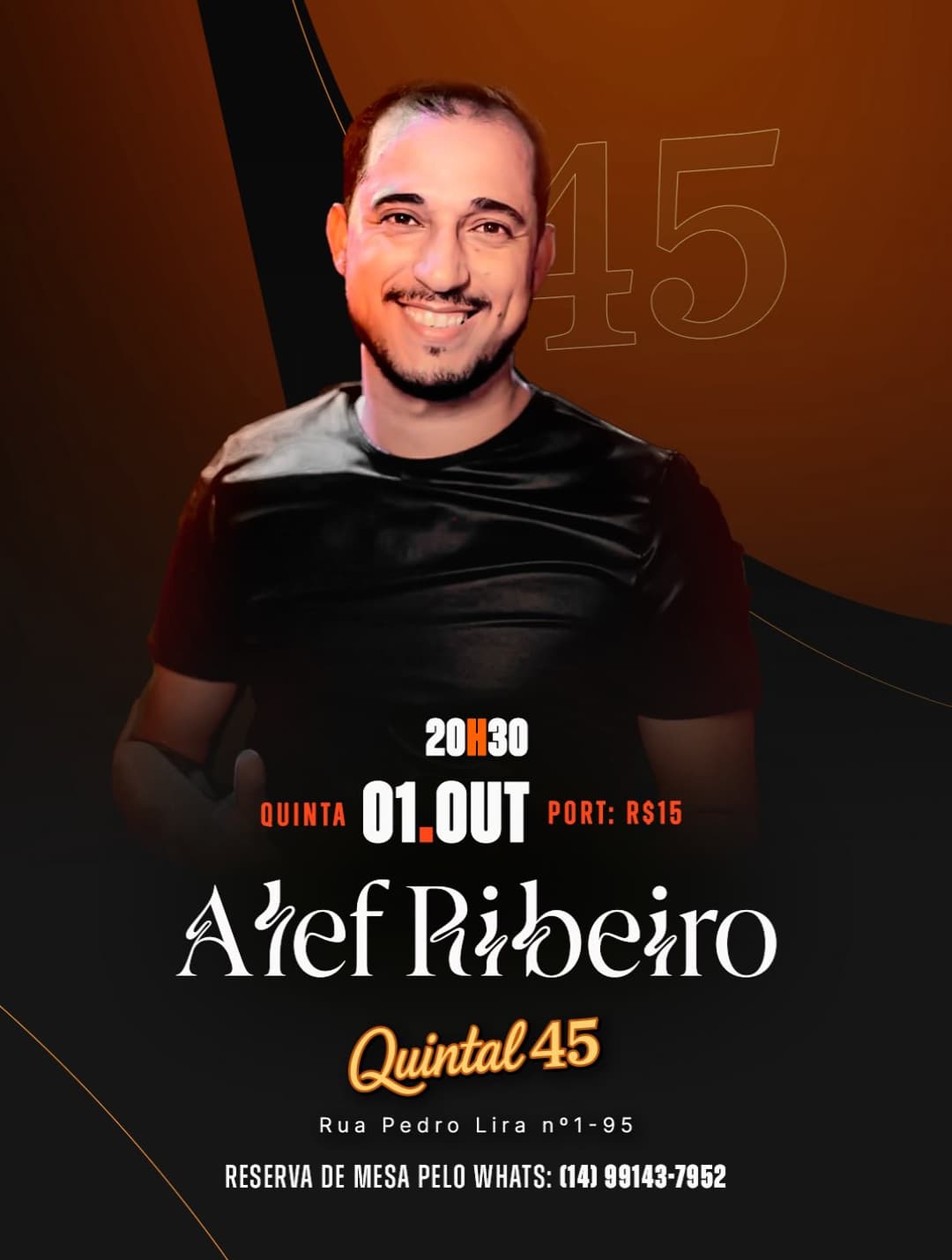 Flyer de Alef Ribeiro