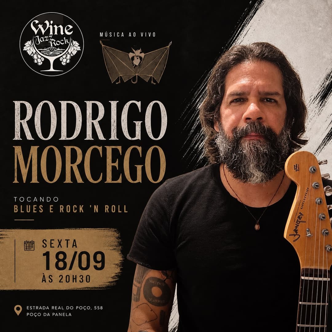 Flyer de Rodrigo Morcego