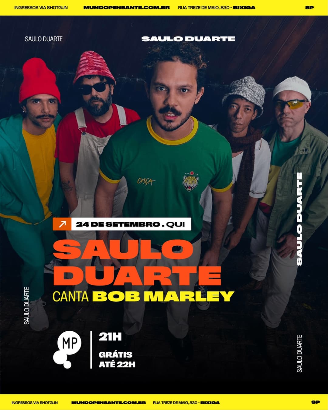 Flyer de Saulo Duarte