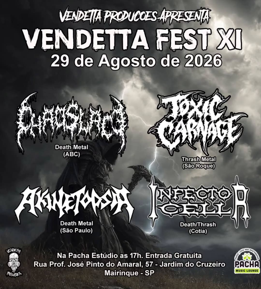 Flyer de Chaoslace e Infector Cell