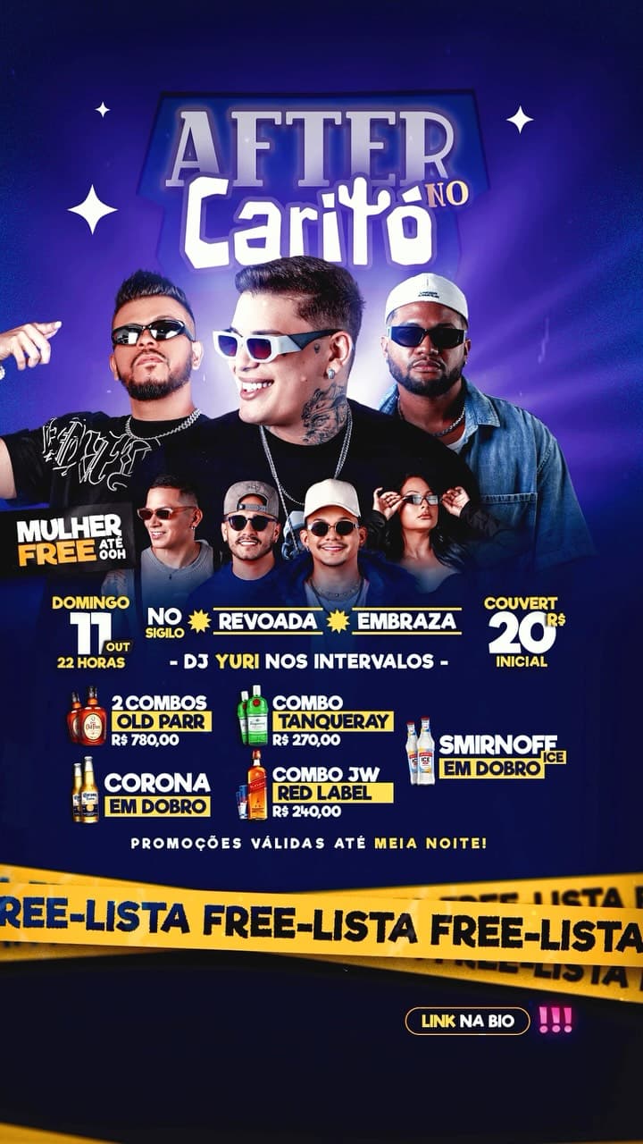 Flyer de Revoada e Embraza