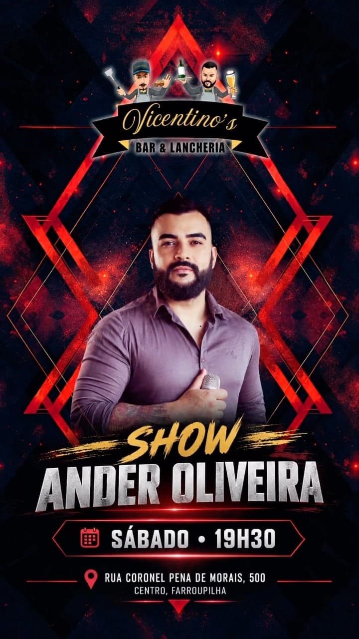 Flyer de Ander Oliveira