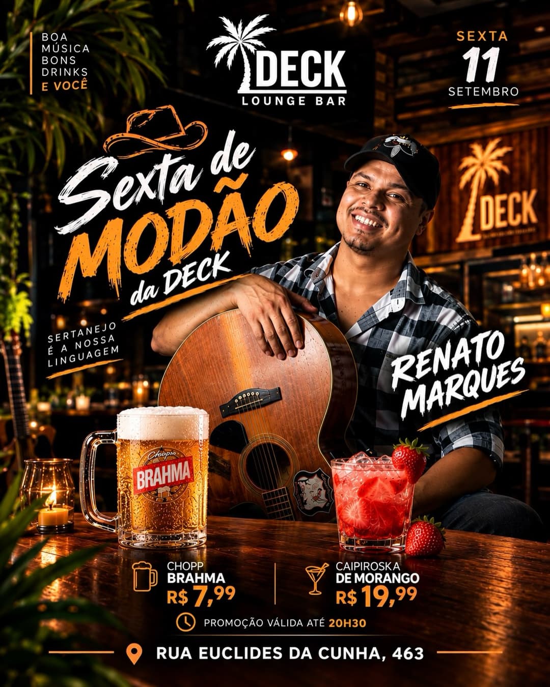 Flyer de Renato Marques