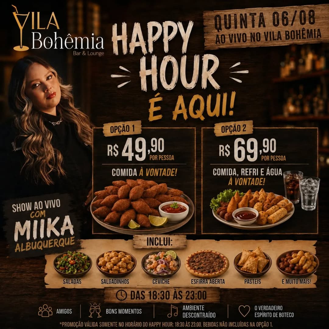 Flyer de Mika Albuquerque