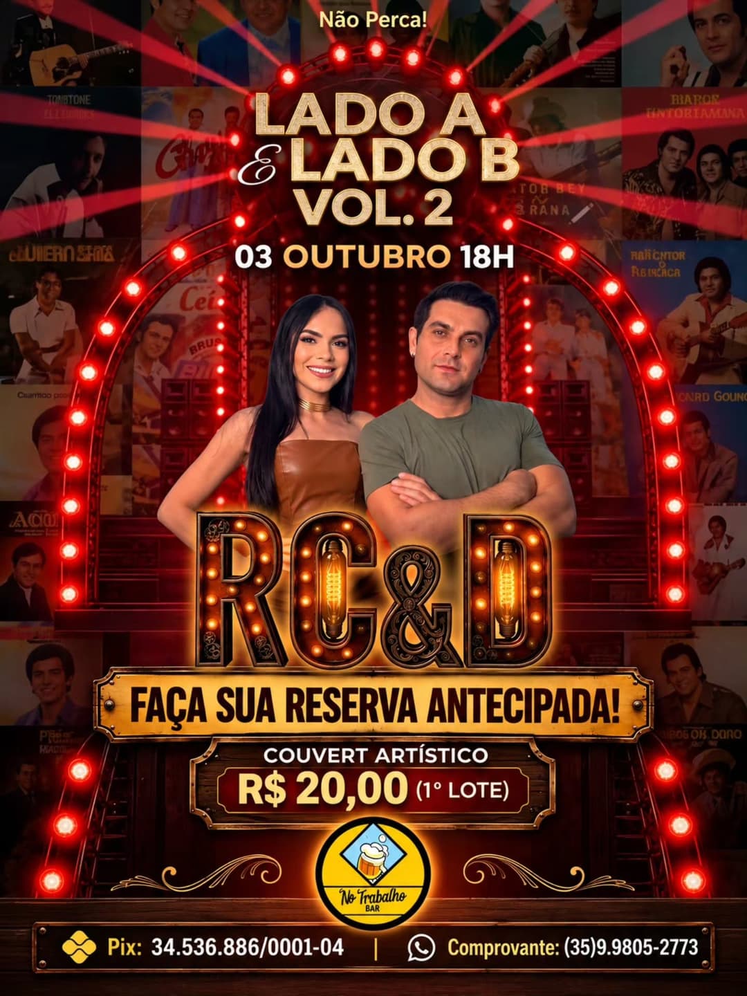 Flyer de Roberta Cadan & Daniel