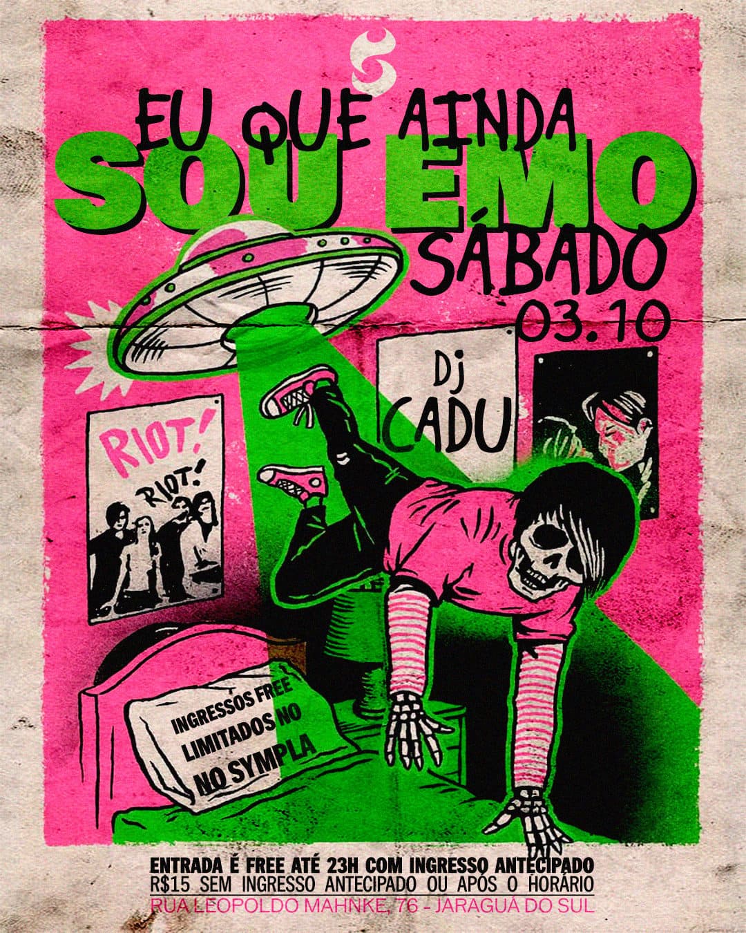 Flyer de DJ Cadu