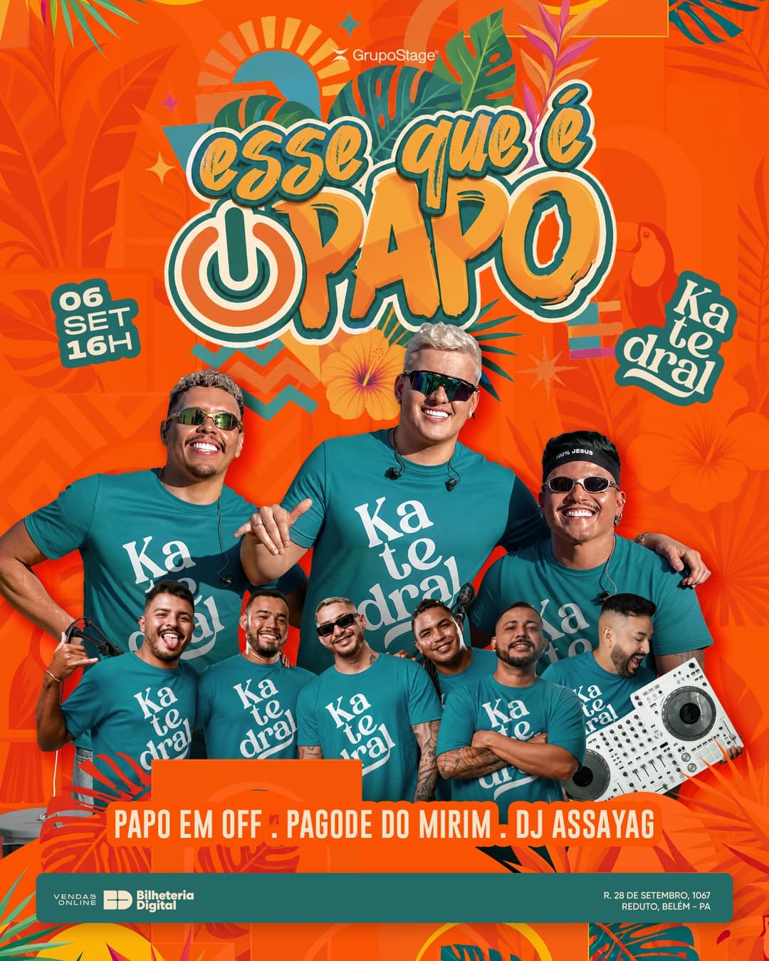 Flyer de Papo em Off