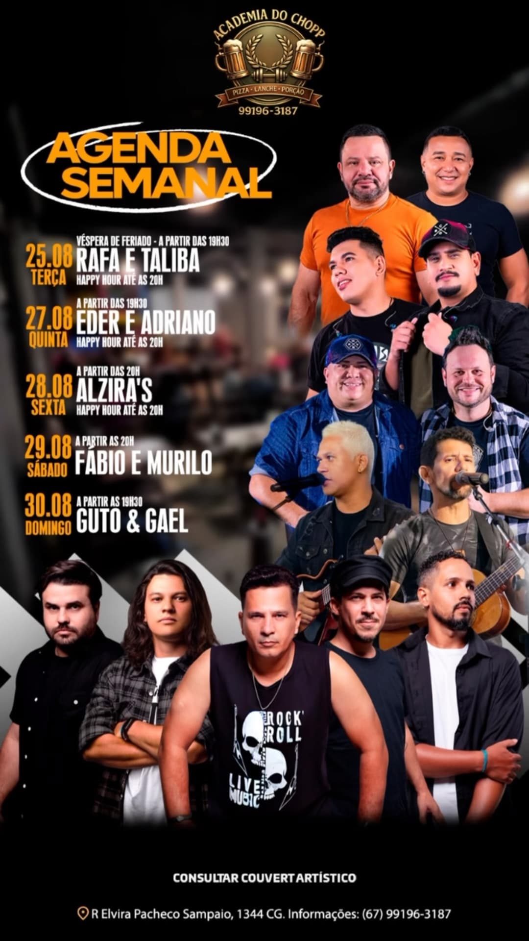 Flyer de Eder e Adriano