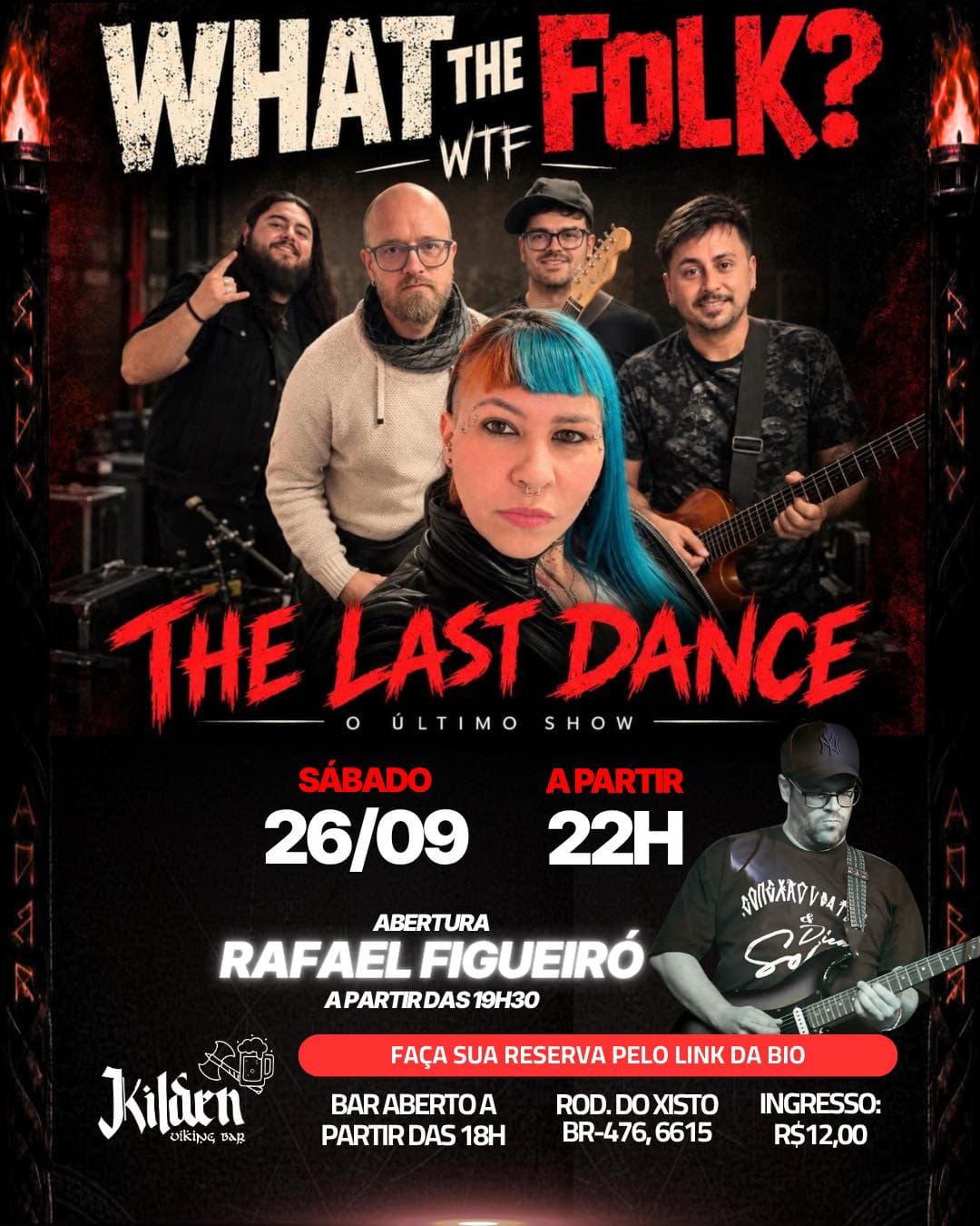 Flyer de WTFolk e Rafael Figueiró